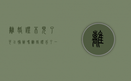 离婚证不见了可以补办吗（离婚证丢了一方能自行补办吗）