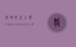 婚姻财产公证怎样实行（婚姻法财产公证）