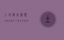 土地使用权类型为租赁可以进行买卖吗（土地使用权类型为租赁）