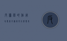 反担保的作用和意义（反担保是什么意思举例）
