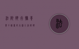 法院执行抚养费申请书范本图片（法院执行抚养费申请书范本下载）