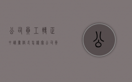 公司员工转正申请书格式怎样写（公司员工转正申请书格式怎样写好）