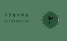 如果离婚啦起诉孩子探视权,能要回孩子吗怎么办（如果离婚啦起诉孩子探视权,能要回孩子吗知乎）