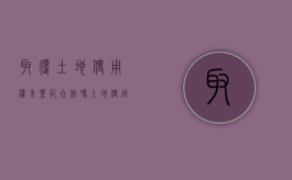 取得土地使用权未登记合法吗（土地使用权取得方式没标明）