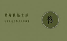 招摇撞骗未遂怎样进行判罚（招摇撞骗罪数额巨大的标准）