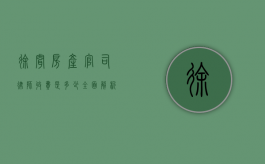 徐闻房产官司律师收费是多少？全面解析律师费用构成与影响因素
