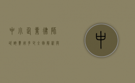 中小企业律师咨询费用多少？全面解析与合理预算指南