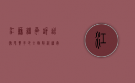 江苏继承诉讼律师费多少？全面解析继承案件律师收费标准