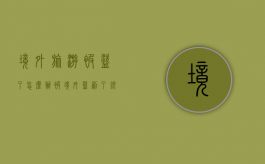 境外旅游 被盗了怎么办？（被境外盗刷了银行卡能追回来么知乎）