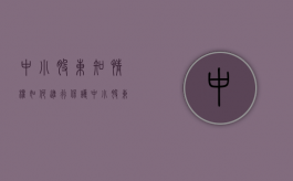 中小股东知情权如何进行保护（中小股东权益保护理论有哪些）