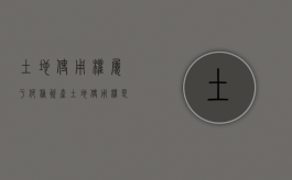 土地使用权属于何种资产？（土地使用权是否属于资产）
