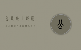 公司的土地 厂房已注销 如何做账（公司的土地是属于股东吗）