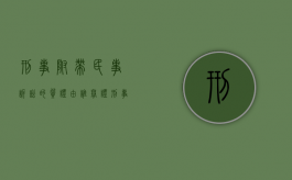 刑事附带民事诉讼的质证由谁举证？（刑事附带民事诉讼的举证期限）