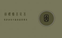 因证据不足不批准逮捕的检察机关应当建立（因证据不足不批准逮捕的检察机关应当建立什么）