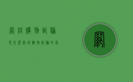 网络购物诈骗是什么（网络购物诈骗的常见形式）