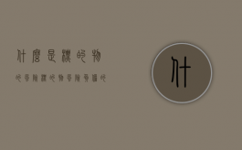 什么是标的物的风险?（标的物风险负担的含义）