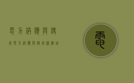 电力供应与使用？（电力供应与使用条例自哪年实施）