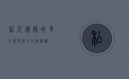 私人律师的多元角色与全方位服务