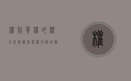 权利质权的标不包括（权利质权的设定条件）