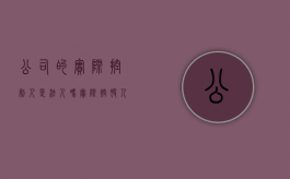 公司的实际控制人是法人吗？（实际控股人和法人谁责任大）