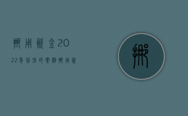 挪用资金2022年判刑的案例（挪用资金2022年新规）
