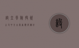 设立风险投资公司中方合营者应具备什么条件（风险投资与有限合伙）