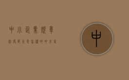 中小企业规章制度范本是怎样的（中小企业是怎样设定）