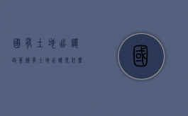 国有土地出让政策（国有土地出让是什么行政行为）