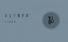 私生子抚养权可以起诉吗