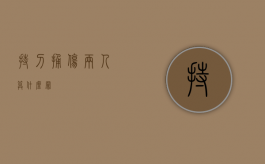 持刀捅伤两人算什么罪？