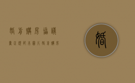 婚前购房协议书正规范本图片（婚前购房协议书正规范本模板）