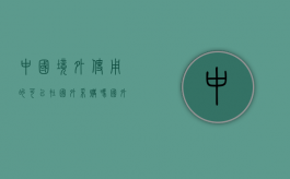 中国境外使用的可以在国外采购吗（国外在中国采购的平台）