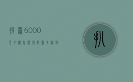 扒窃6000元手机怎么判（扒窃手机刑事立案标准是多少）