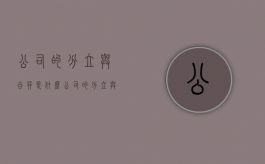 公司的分立与合并是什么（公司的分立与合并是什么关系）
