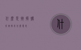 什么是按揭购房（按揭房什么意思）