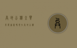 异地公积金买房能贷款吗现在（异地公积金买房能贷款吗多少钱）