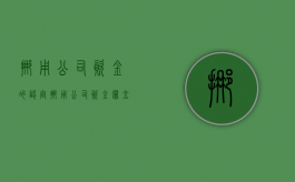 挪用公司资金的认定（挪用公司资金罪立案标准2020）