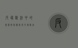 反垄断法中的惩罚性赔偿制度（反垄断法罚金）