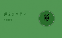 刚上大学可以考律师吗？