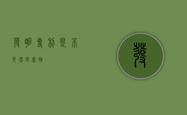 发明专利是不是得有实物