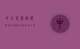 中小企业融资常见的放是有哪些（中小企业融资方式有几种）