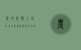 农村集体土地房屋拆迁补偿标准（农村有房无户口拆迁怎么赔偿）