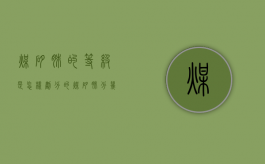 煤矽肺的等级是怎样划分的（煤矽肺分几级）