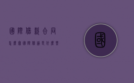 国际借款合同怎么写（国际借贷是什么概念）