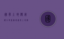 国有土地使用证在哪里办理（国有土地使用证在哪办）