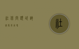 社保问题咨询律师有用吗？