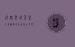浅谈利用影响力受贿罪的疏漏（利用影响力做生意如何处罚）