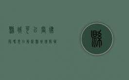 县城可以当律师吗现在？解析县城律师职业的发展与挑战
