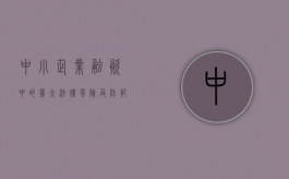 中小企业融资中的几大法律风险及防范技巧（中小企业融资风险与对策）