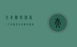 夫妻离婚债务一人承担吗（夫妻离婚债务一方承担另一方还是老赖吗）
